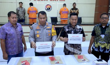 Polda-Jatim-Amankan-Dua-Tersangka-Pembuat-Kontrak-Angkutan-Ekspedisi-Fiktif-11-Miliar-Rupiah